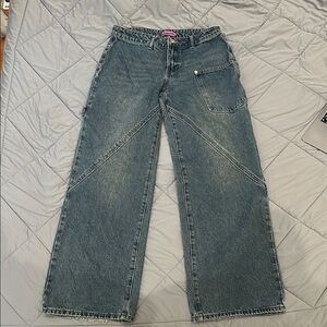 Edikted Low rise baggy jeans